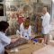 Conservation of the All Saints painting from Blato on the island of Korčula, 2013, photo by: Vlaho Pustić, Croatian Conservation Institute Photo Archive