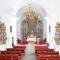 Kloštar Ivanić, Church of the Assumption of the Blessed Virgin Mary, High altar, altar of St. George and altar of St. Joseph by Franz Anton Straub, condition after conservation, 2013