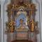 Kloštar Ivanić, Church of the Assumption of the Blessed Virgin Mary, altar of St. Barbara, condition after conservation, 2014