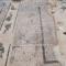 Vis Island, Vis, Roman Baths, floor mosaics, condition of the mosaic after gauze was removed