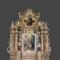 Kloštar Ivanić, Parish Church of the Assumption of the Blessed Virgin Mary, altar of St. George, attributed to Franz Anton Straub, condition during conservation (M. Braun, 2001)