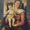 Detail of the painting, before the treatment