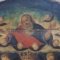 Detail of the painting, before the treatment