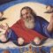 Detail of the painting, after the treatment