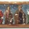 A panel of the predella, after cleaning and reconstructing the preparation