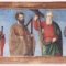 A panel of the predella, after conservation