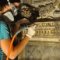 Cleaning the stone with a laser (photo by Iva Paduan, 2013, Croatian Conservation Institute Photo Archive)