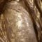 Detail of the sculpture of St. Peter, after conservation