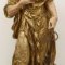 Full view of the sculpture of St. Peter, after conservation