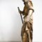 Full view of the sculpture of St. Paul, before conservation