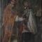 Krk, katedrala Uznesenja Blažene Djevice Marije, slika Sv. Augustin i sv. Ivan Nepomuk, Nicola Grassi, 1740.-1745. godine, stanje prije radova