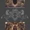 Šibenik, crkva sv. Barbare, oltar sv. Barbare, atika, detalj kartuše s dva lava, stanje prije i nakon radova 