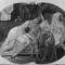 Gustav Klimt, „Alegorija ljubavne poezije“, snimka pod IR rasvjetom