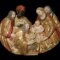 Reljef »Poklonstvo kraljeva« s atike oltara snimljen nakon istražnog sondiranja i nakon odstranjivanja preslika