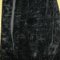 Crna dalmatika iz crkve Sv. Trojstva, Klenovnik, detalj crnog rezanog baršuna s uzorkom