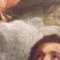 Detalj lica Sv. Lovrinca tijekom čišćenja