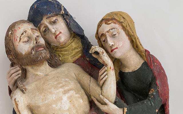 Konzervatorsko-restauratorski radovi na skulpturi  "Oplakivanje Krista sa svetom Marijom Magdalenom