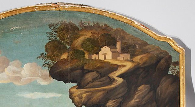 Slika "Stigmatizacija sv. Franje Asiškog" iz crkve Navještenja Marijina na Košljunu