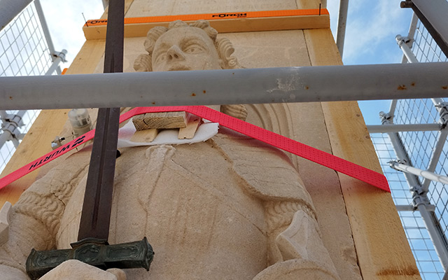 Nastavak radova na Orlandovu stupu u Dubrovniku