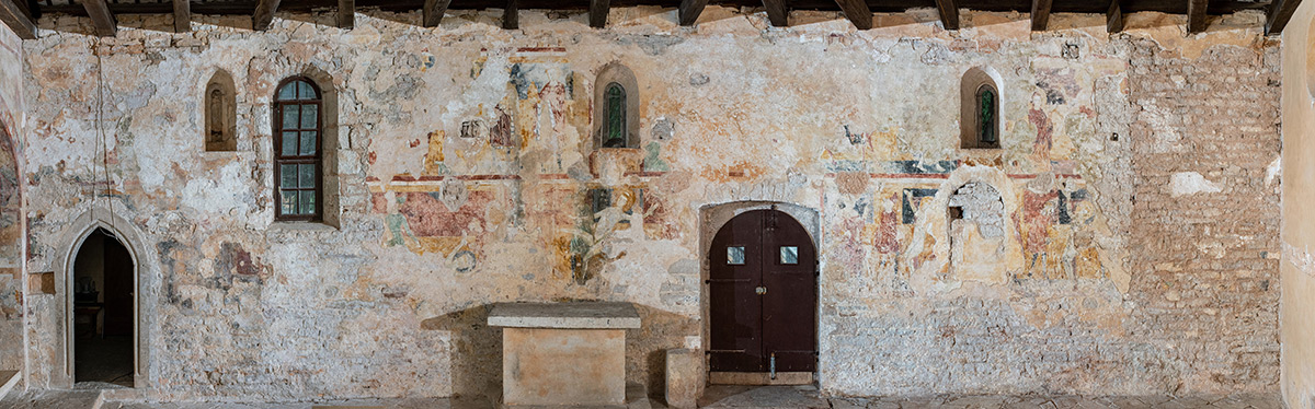 Konzervatorsko-restauratorski radovi na zidnom  osliku crkve sv. Vincenta u Svetvinčentu