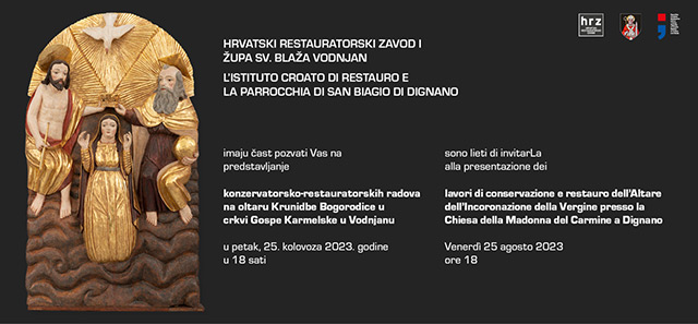 Predstavljanje konzervatorsko-restauratorskih radova na oltaru Krunidbe Bogorodice