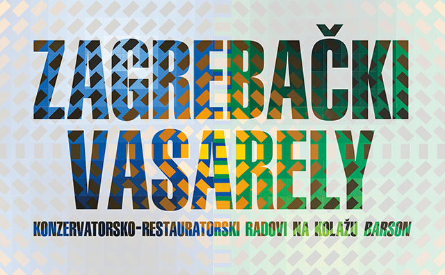 Predstavljanje konzervatorsko-restauratorskih radova na kolažu »Barson« Victora Vasarelyja