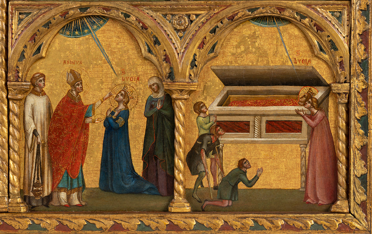 Poliptih sv. Lucije iz zbirke Krčke biskupije