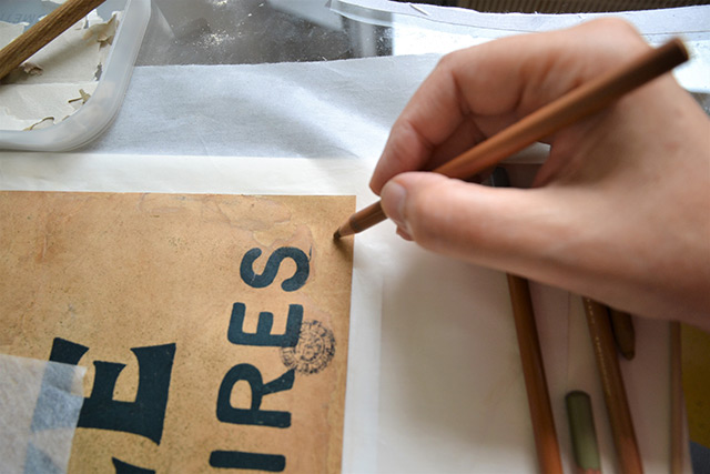 Konzervatorsko-restauratorski radovi na litografiji "Babylone d´Allemagne par Victor Joze" Henrija de Tolouse-Lautreca iz Zbirke plakata Kabineta grafike HAZU