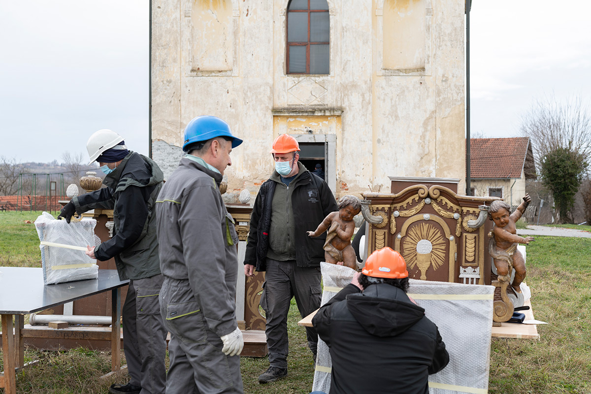 Dovršena prva dionica hitnih mjera zaštite pokretnih i nepokretnih kulturnih dobara oštećenih potresom u Sisačko-moslavačkoj županiji