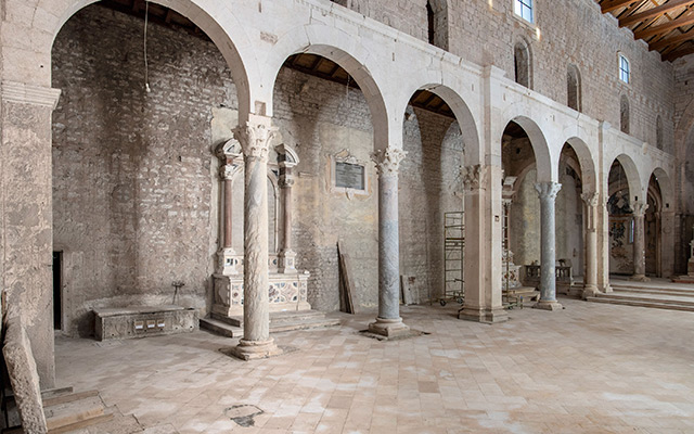 Konzervatorsko-restauratorski radovi na arkadama  crkve sv. Krševana u Zadru
